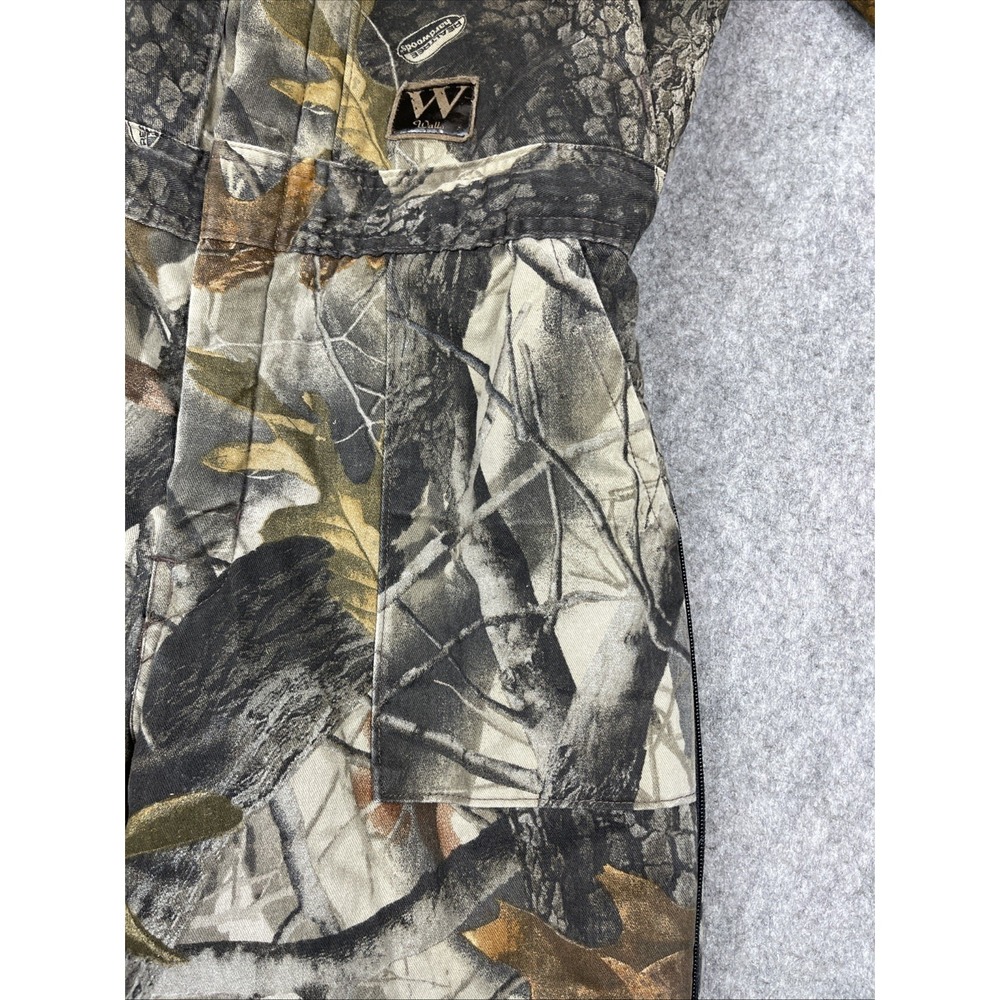 Walls Advantage Camo Coveralls Youth Small Brown Insulated Hunting Suit Hardwood - Picture 3 of 13